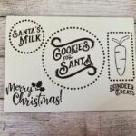 Handcrafted Christmas Keepsake - CHR001 (PLEASE STATE WHICH DESIGN AND WHITE OR BROWN)