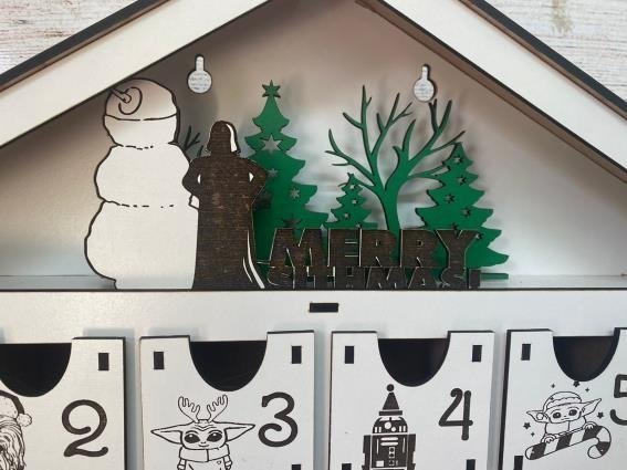 CHR015.jpg Handcrafted Christmas Keepsake - CHR015 (THAT WOOD / R220- PLAIN SUPAWOOD) - Image 1