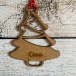Handcrafted Christmas Keepsake - CHR044 (WITH AN EASEL)