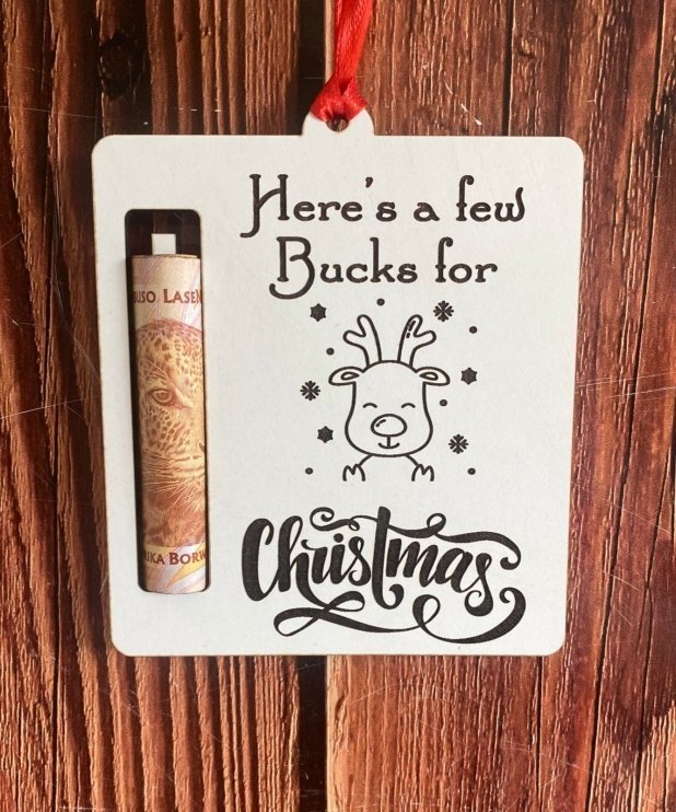 CHR048.jpg Handcrafted Christmas Keepsake - CHR048 (AVAILABLE IN GRINCH AS WELL) - Image 1