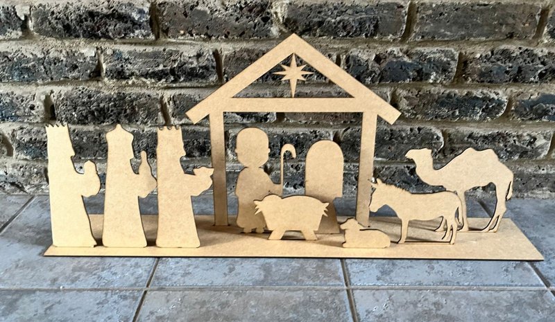 CHR057.jpg Handcrafted Christmas Keepsake - CHR057 (45CM LONG) - Image 1
