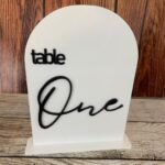 Custom Food & Pantry Label - FL09 (Perspex table numbers A5)