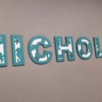 Personalised Name Sign - NS01 (each 12 cm high)