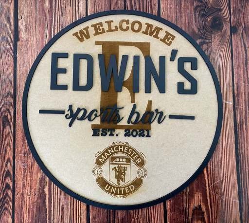 NS13.jpg Personalised Name Sign - NS13 (50 cm) - Image 1